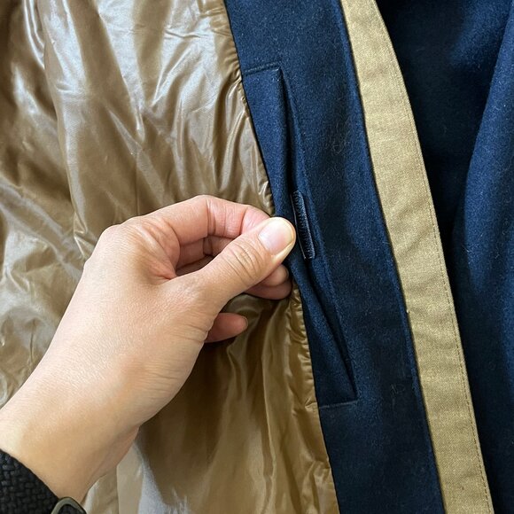 Nike British Millerain Wool Blend Windrunner Hooded Zip Jacket - Men's Size XL - Picture 7 of 15